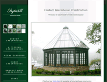 Tablet Screenshot of claytonhill.com